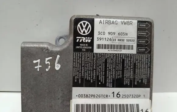 Volkswagen PASSAT B6 Airbag control unit/module 3C0909605N 391126 13H032S2522