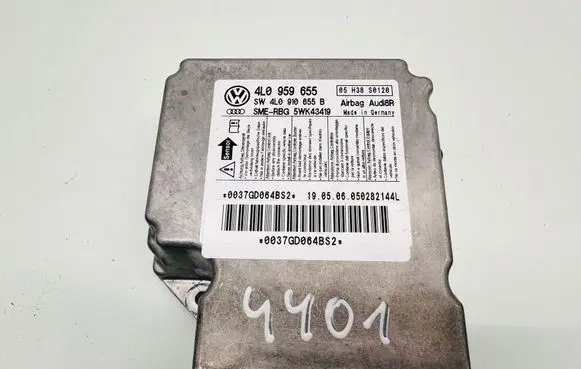 Audi Q7 4L Airbag control unit/module 4L0959655B 0037GD064BS2 5WK43419