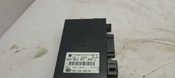 Audi A4 S4 B7 8E 8H Tow bar trailer control unit/module 8E0907383C
