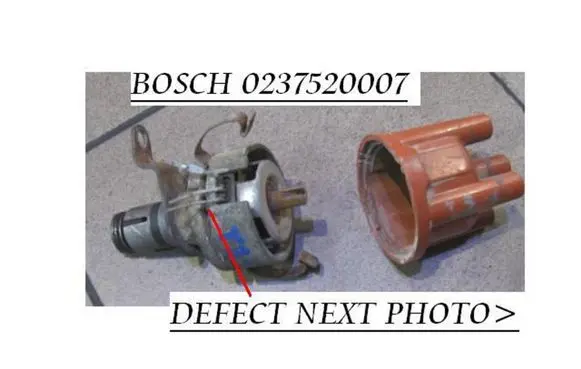 Volkswagen Transporter - Caravelle T3 Spark distributor 0237520007