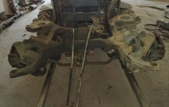 Nissan Pathfinder R51 Rear axle beam with reductor NOCODE