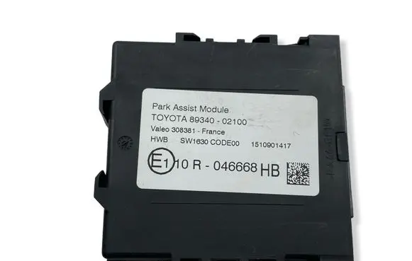Toyota Auris E180 Parking PDC control unit/module 8934002100