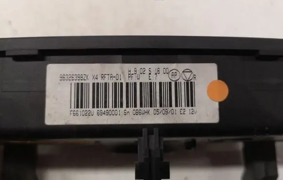 Citroen C5 Climate control unit 96326398ZK