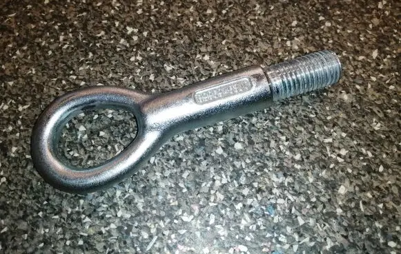 Towing hook eye