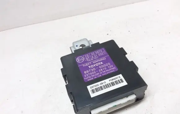 Toyota Avensis T250 Alarm control unit/module 8973005020 2370002810