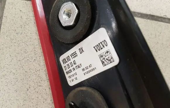 Volvo V40 Rear/tail lights 31283340 21220201