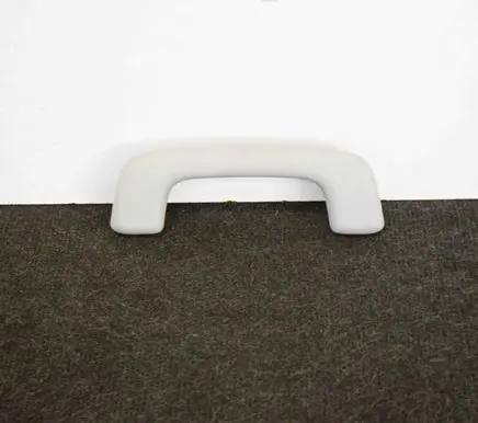 Front interior roof grab handle