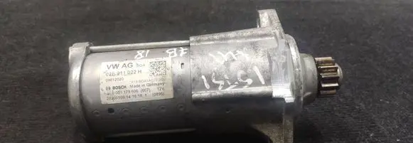 Audi Q3 F3 Starter motor 02E911022H 09012020 0001179606