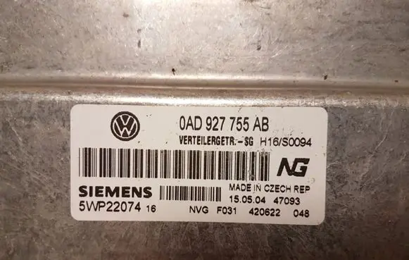 Volkswagen Touareg I Gearbox control unit/module 0AD927755AB 5WP22074 H19S0094