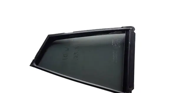 Rear vent window glass