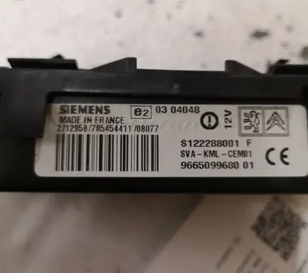 Citroen C5 Bluetooth control unit module 966509968001 S122288001F