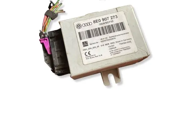 Audi A4 S4 B6 8E 8H Tire pressure control unit 8E0907273