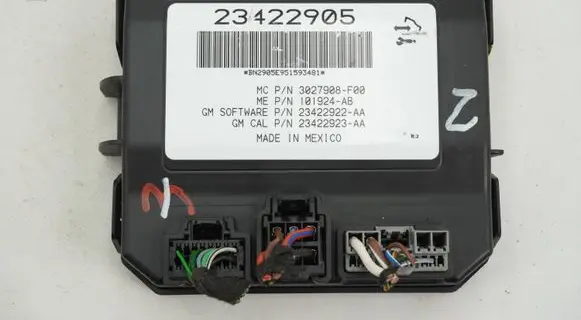 Opel Insignia A Tailgate/trunk control unit/module 23422905