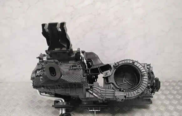 Interior heater climate box assembly