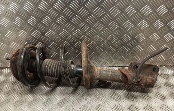Front shock absorber with coil spring
