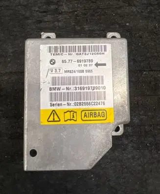 BMW 5 E39 Airbag control unit/module 6919789 GAT2J12C66 316919789010