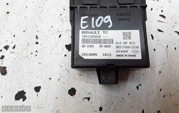 Renault Zoe Other control units/modules 285250503R MB2774002350 330150096