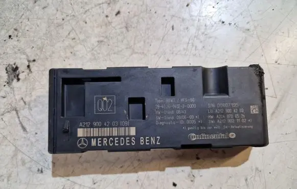 Mercedes-Benz C W204 Tailgate/trunk control unit/module A2129004203