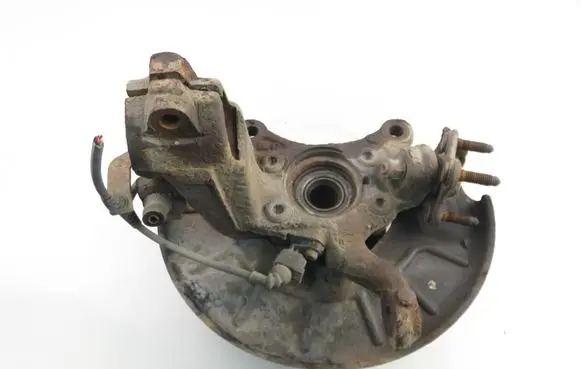Front wheel hub spindle knuckle