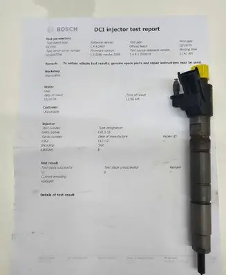 Volvo XC60 Fuel injector 31303238 B445141 111112