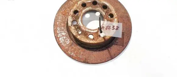 Volkswagen Golf VI Rear brake disc neventiliuojamas