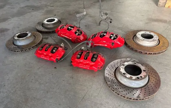 Porsche 911 991 Brake discs and calipers set 991351424 991351423 90352425