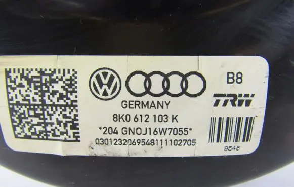 Audi A4 S4 B8 8K Brake booster 8K0612103K