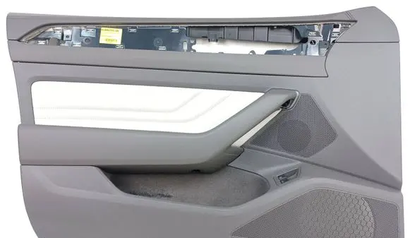 Front door card panel trim