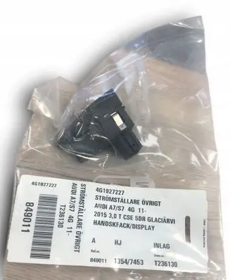 Audi A6 S6 C7 4G Other switches/knobs/shifts 4G1927227