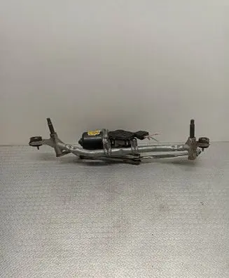 Front wiper linkage and motor