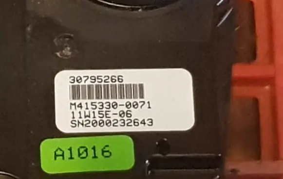 Volvo S60 Climate control unit 30795266 SN2000232643 11W15E06