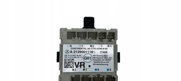 Mercedes-Benz E W213 Door control unit/module A2139001118
