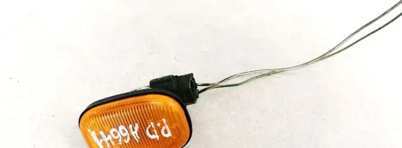 Front fender indicator light