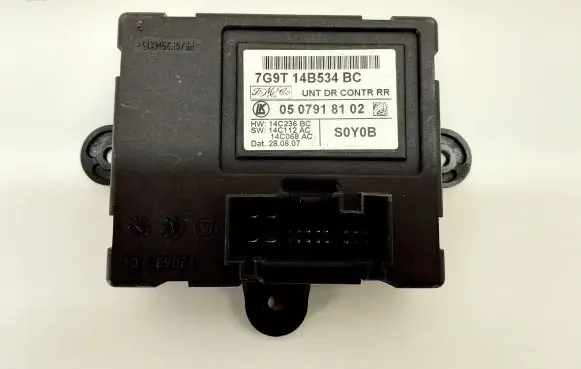 Ford S-MAX Door control unit/module 7G9T14B534BC 0507918102
