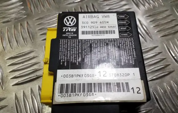 Volkswagen PASSAT B6 Airbag control unit/module 3C0909605M