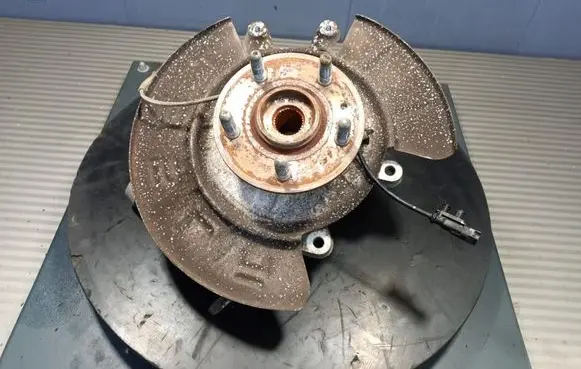 Tesla Model S Front wheel hub spindle knuckle