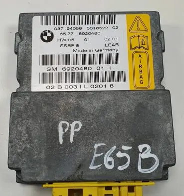 BMW 7 E65 E66 Airbag control unit/module 6920480