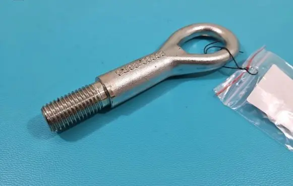Towing hook eye
