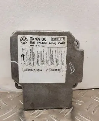 Volkswagen Touran I Airbag control unit/module 1T0909605 5WK43150