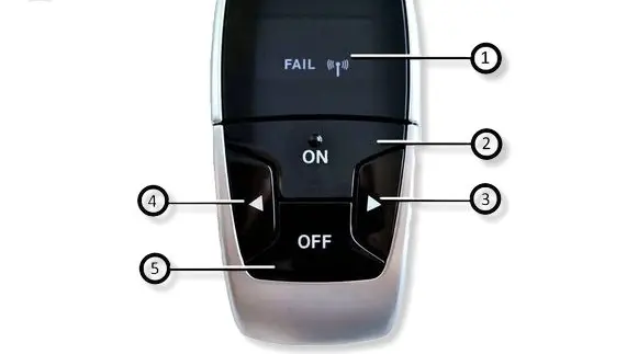 Mercedes-Benz V Class W447 Webasto auxiliary heater remote control A2058208002