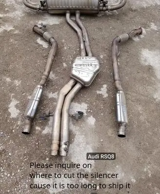 Audi Q8 Muffler/silencer 4M8253611