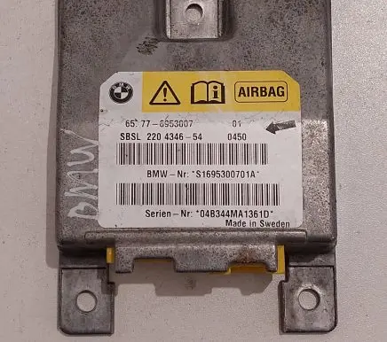 BMW 5 E60 E61 Airbag control unit/module S1695300701A 6953007 04B344MA1361D