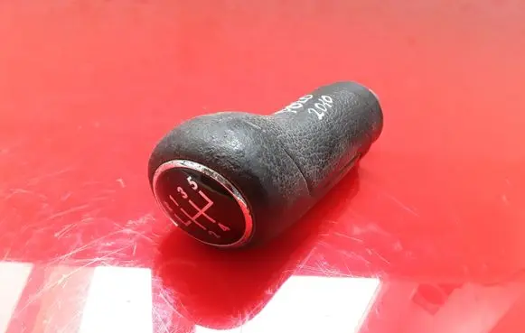 Volkswagen Polo V 6R Gear lever shifter trim leather/knob NOCODE