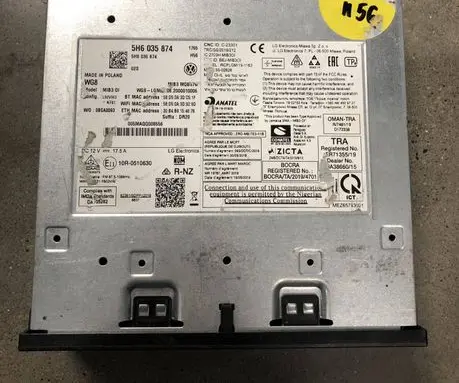 Volkswagen Golf VIII MMI control unit 5H6035874