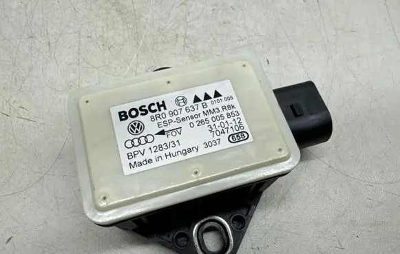 Audi A4 S4 B8 8K ESP acceleration yaw rate sensor 8R0907637B 0265005853