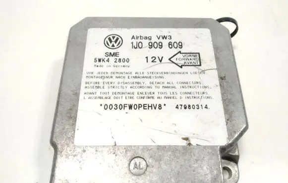 Volkswagen Golf IV Airbag control unit/module 1J0909609 47980314 5WK42800