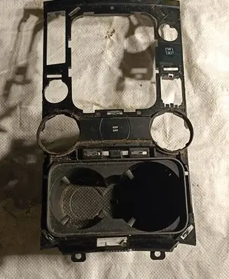 Volkswagen Touareg I Cup holder front 7L6863216E 7L6858602C