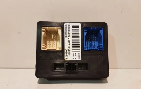 Peugeot 3008 II Air conditioner control unit module 9820968880 1653874780
