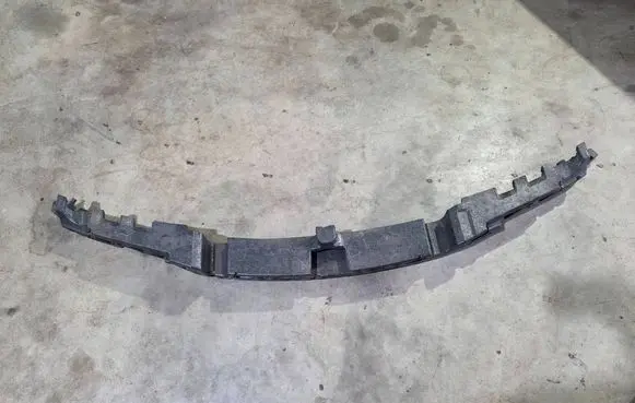 Front bumper foam support bar