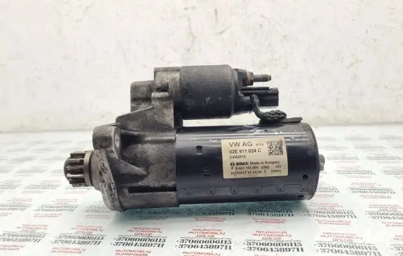 Volkswagen Touran II Starter motor 02E911024C
